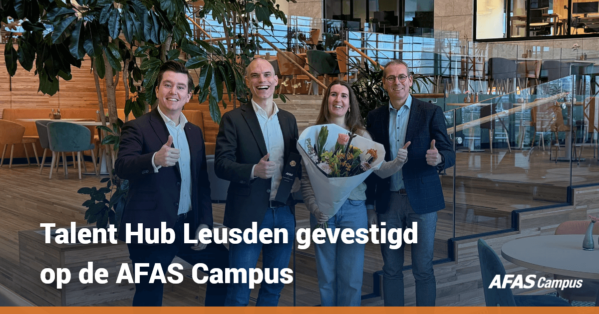 Talent Hub Leusden gevestigd op de AFAS Campus - AFAS Campus